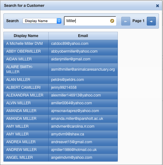 Staff Search Results Image